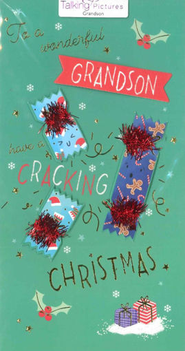 Picture of WONDERFUL GRANDSON CHRISTMAS CARD